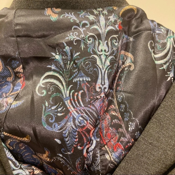 BLUE SKY  Sz XL A-Line Thick Jersey Type Fabric Flower Lined Hood & Sleeves - Picture 6 of 12